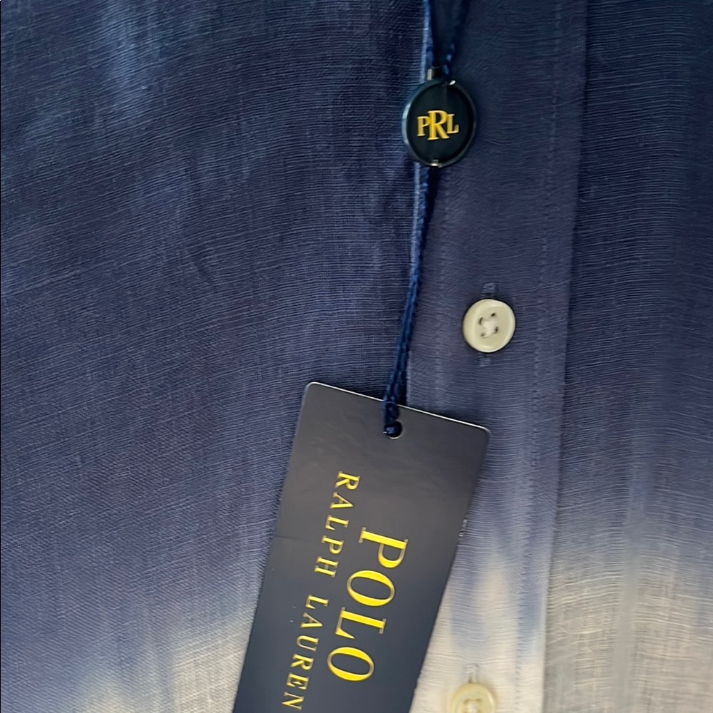 Polo by Ralph Lauren Blue and Red Casual Button Down Shirt - Picture 3 of 12